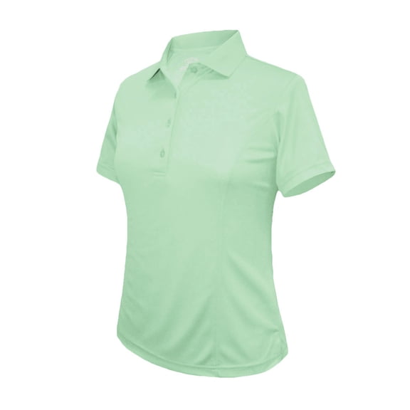 Monterey Club Women's Medium Weight Pique Solid Golf Polo Shirt #2360