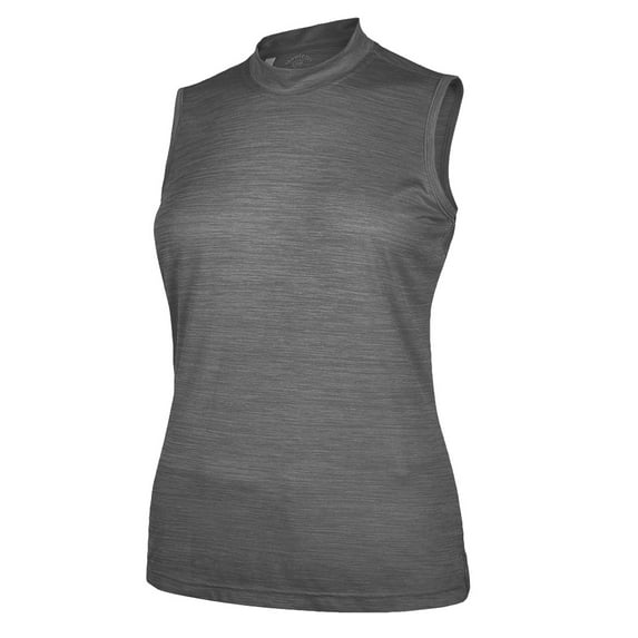 Monterey Club Women's Melange Jersey Performance Sleeveless T-Shirt #4029