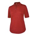 thumbnail image 1 of Monterey Club Women's Melange Jersey Performance Sport Golf Polo Shirt #2390, 1 of 2