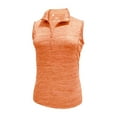 thumbnail image 1 of Monterey Club Women's Melange Jersey Performance Sport Top Sleeveless Golf Polo Shirt #2363, 1 of 2