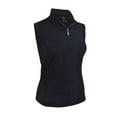 thumbnail image 1 of Monterey Club Women's Melange Jersey Performance Sport Top Sleeveless Golf Polo Shirt #2363, 1 of 2