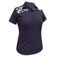 thumbnail image 1 of Monterey Club Women's Mellow Contrast Golf Polo Shirt #2398, 1 of 3