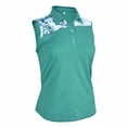 thumbnail image 1 of Monterey Club Women's Mellow Contrast Sleeveless Golf Polo Shirt #2399, 1 of 2