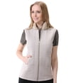 thumbnail image 1 of Monterey Club Women's Microfiber Plaid Quilted Vest #2783, 1 of 2