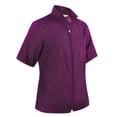 thumbnail image 1 of Monterey Club Women's Microfiber Water repellent shell Full Zip Wing collar without lining Short sleeve Windbreaker #4702, 1 of 2