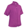 thumbnail image 1 of Monterey Club Women's Microfiber Water repellent shell Full Zip Wing collar without lining Short sleeve Windbreaker #4702, 1 of 2