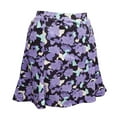 thumbnail image 1 of Monterey Club Women's Modern Floral Print Knit Skirt #2948, 1 of 2
