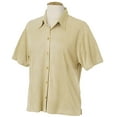 thumbnail image 1 of Monterey Club Women's Peached Solid Short Sleeve Casual Golf Polo Shirt #2156, 1 of 2