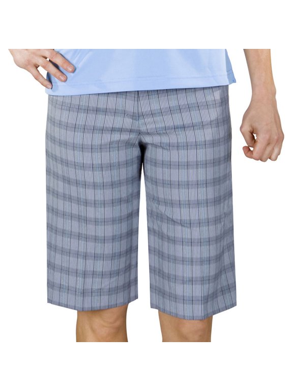 Women's Plaid Bermuda Golf Shorts #2829