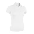 thumbnail image 1 of Monterey Club Women's Solid Tailored Collar Short sleeve Golf Polo Shirt #2670, 1 of 2