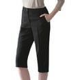 thumbnail image 1 of Monterey Club Women's Pro Pinstripes Texture Golf Capri #2873, 1 of 2