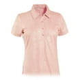 thumbnail image 1 of Monterey Club Women's Rosy Emboss Texture Golf Polo Shirt #2433, 1 of 2