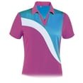 thumbnail image 1 of Monterey Club Women's Ruby Contrast Block Golf Polo Shirt #2302, 1 of 2