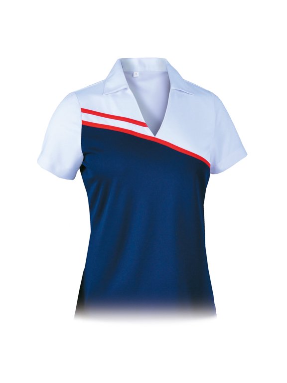 Women's Salute Colorblock Golf Polo Shirt #2303