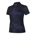 thumbnail image 1 of Monterey Club Women's Short Sleeve Two Tone Dot Printed Golf Polo Shirt #2604, 1 of 2