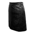thumbnail image 1 of Monterey Club Women's Snakeskin Emboss Texture Print Skirt #4802, 1 of 2