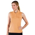 thumbnail image 1 of Monterey Club Women's Solid Sleeveless Golf Polo Shirt #2063, 1 of 2