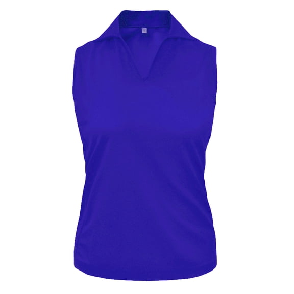 Monterey Club Women's Solid Sport Golf Polo Shirt Sleeveless #2401