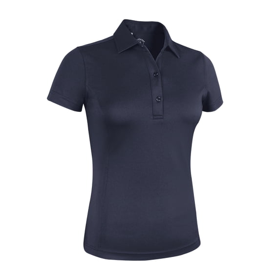 Monterey Club Women's Solid Tailored Collar Short sleeve Golf Polo Shirt #2670