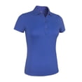 thumbnail image 1 of Monterey Club Women's Solid Tailored Collar Short sleeve Golf Polo Shirt #2670, 1 of 2
