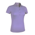thumbnail image 1 of Monterey Club Women's Solid Tailored Collar Short sleeve Golf Polo Shirt #2670, 1 of 2