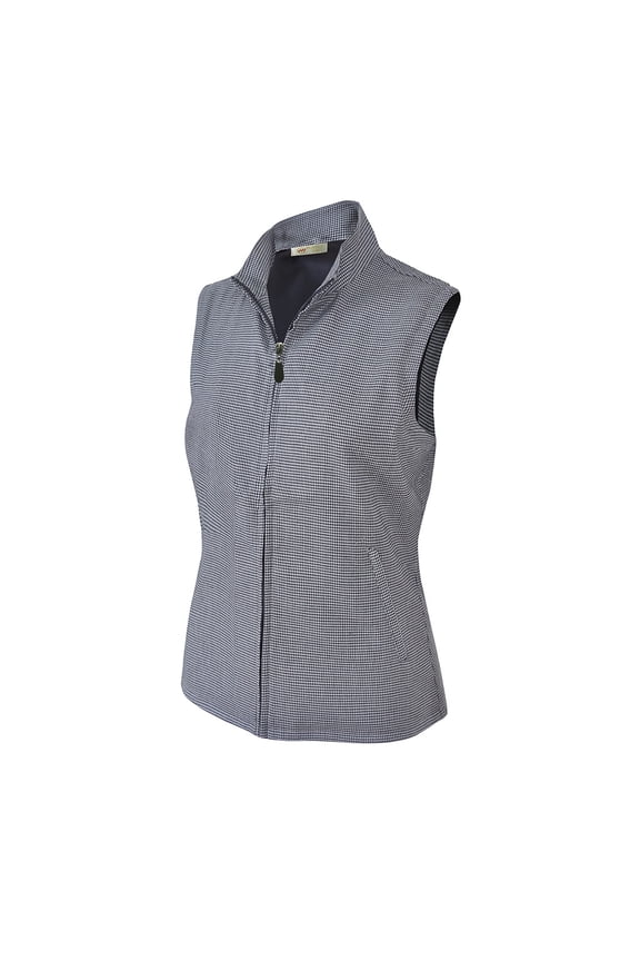 Women's Stretchable Houndstooth Vest #2963