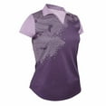 thumbnail image 1 of Monterey Club Women's Sweet Sparkling Contrast Golf Polo Shirt #2609, 1 of 2