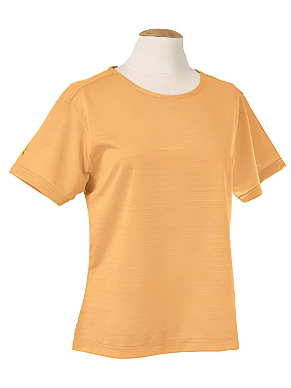 Women's Track Stripes Pattern Crew Shirt #2148