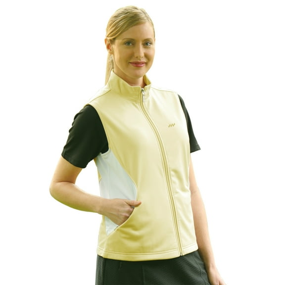 Monterey Club Women's Tricot Colorblock Golf Vest #2735