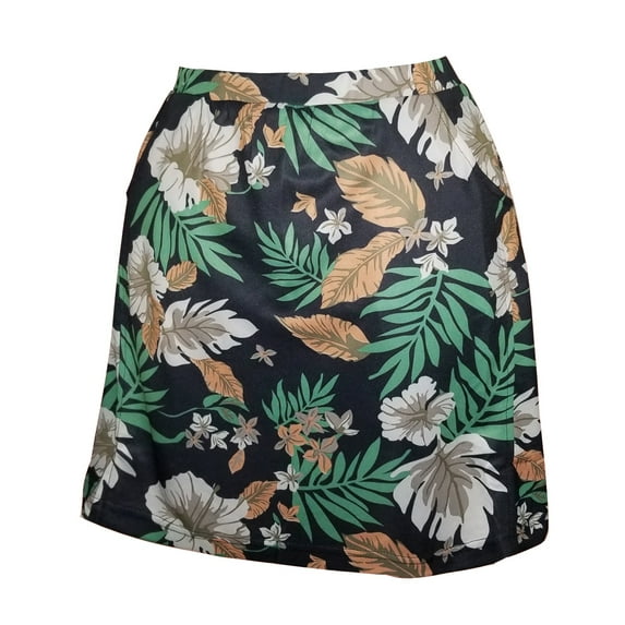 Monterey Club Women's Tropical Print Knit Skirt #2952