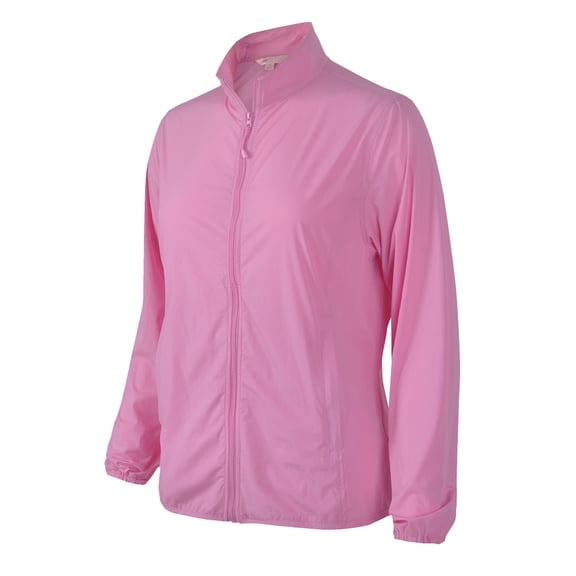 Monterey Club Women's UPF Hi-Low Full Zip Golf Jacket #2720