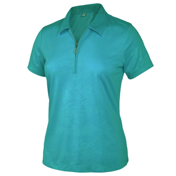 Monterey Club Women's Vintage Fairy Emboss Golf Polo Shirt #2456