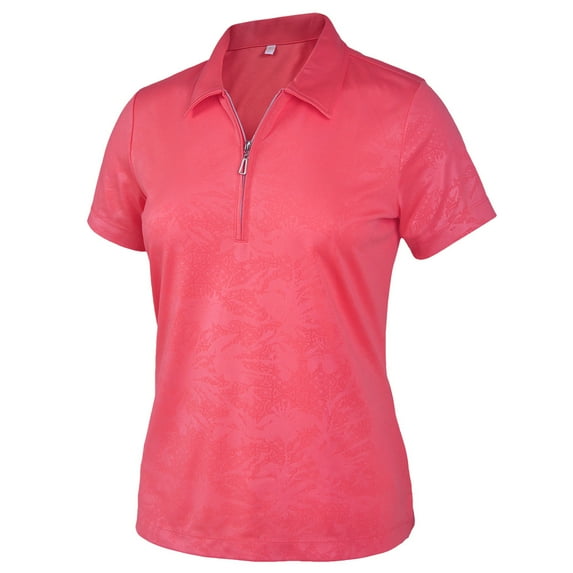 Monterey Club Women's Vintage Fairy Emboss Golf Polo Shirt #2456