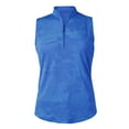 thumbnail image 1 of Monterey Club Women's Vintage Fairy Emboss Polo Sleeveless #2681, 1 of 2
