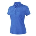 thumbnail image 1 of Monterey Club Women's Vintage Fairy Emboss Short Sleeve Golf Polo Shirt #2682, 1 of 2