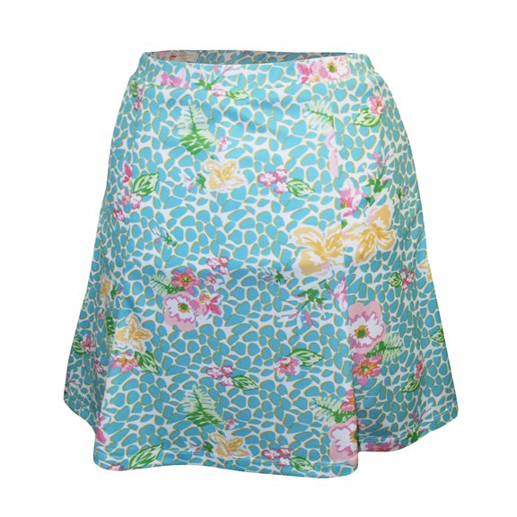 Monterey Club Women's Vivid Print Texture Knit Skirt #2925