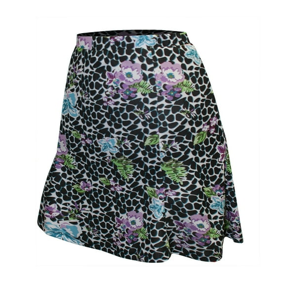 Monterey Club Women's Vivid Print Texture Knit Skirt #2925