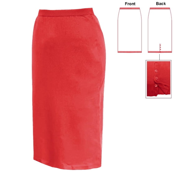 Monterey Club Women's Wool Knitted Long Skirt #2909