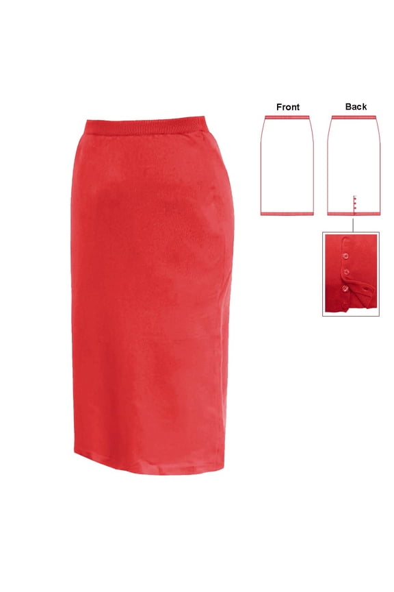 Women's Wool Knitted Long Skirt #2909