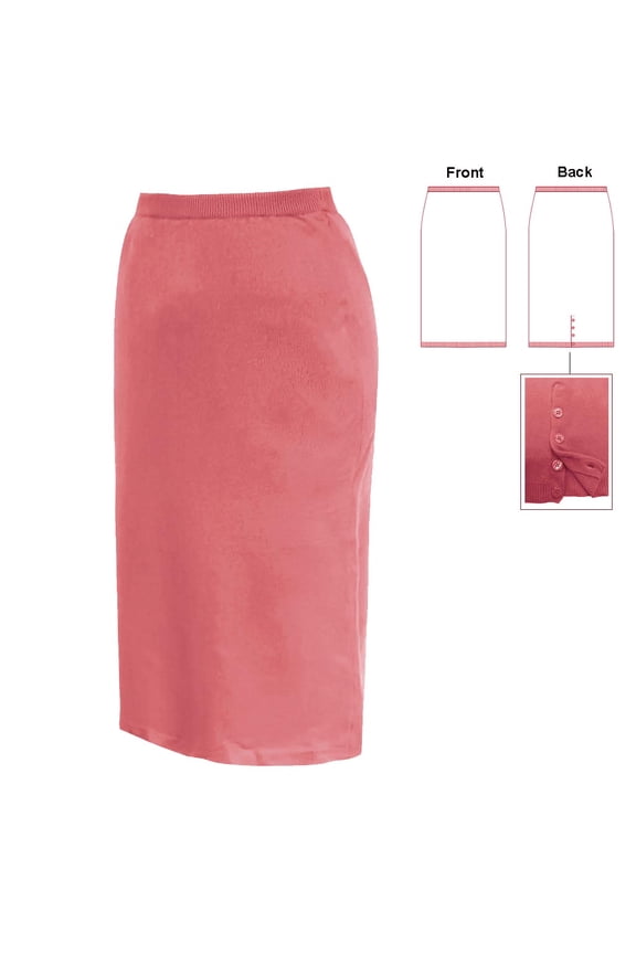 Women's Wool Knitted Long Skirt #2909