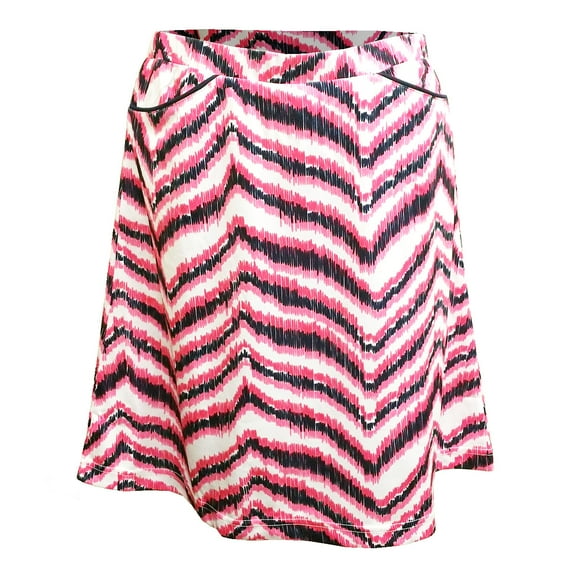 Monterey Club Women's Zebron Print Knit Skirt #2912