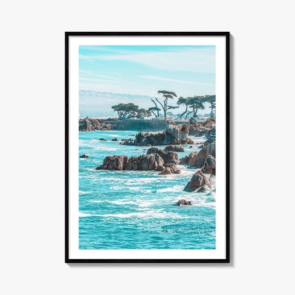 Monterey Fine Art Photo Print Pacific Grove California Coastline Wall Decor Usa, Unframed Paper Print