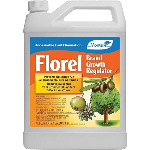 Monterey Florel Brand Growth Regulator Concentrate, 1 Gallon (Registered For Sale in AZ, CA, NY & WA Only)