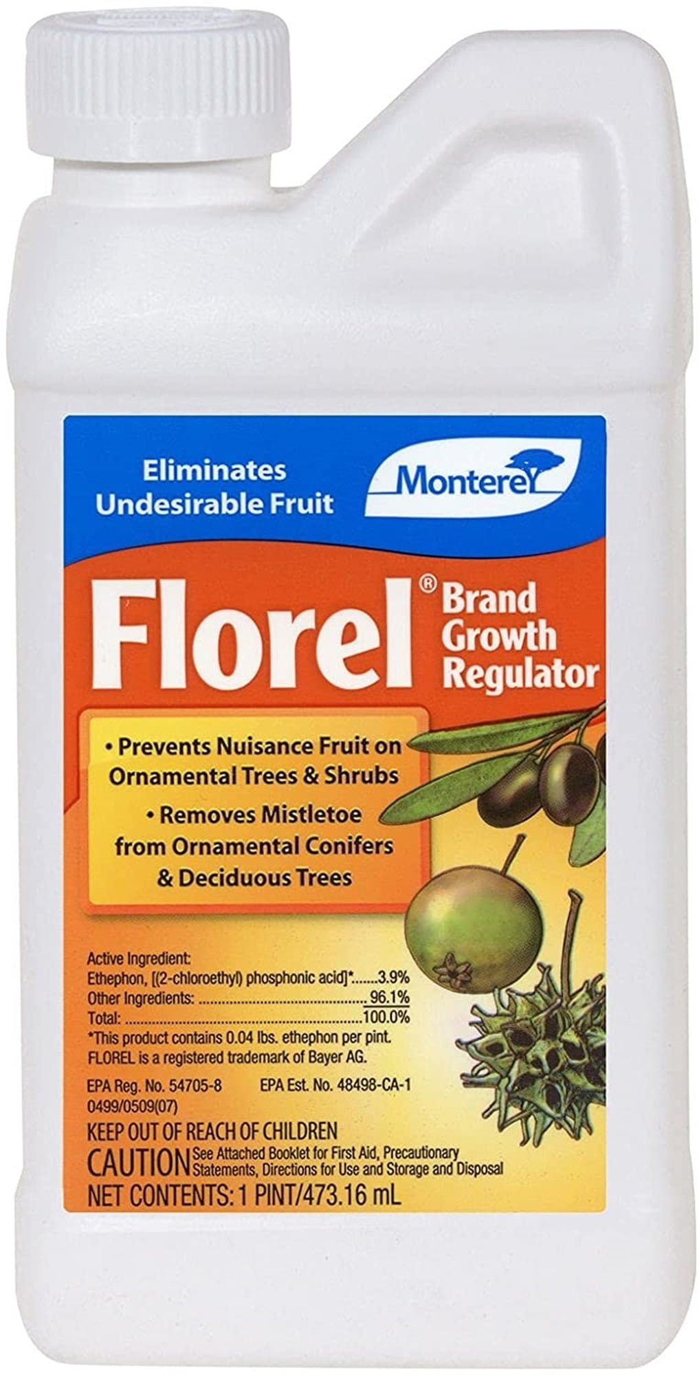 Monterey Florel Fruit Tree & Shrub Growth Regulator, 1 Pint