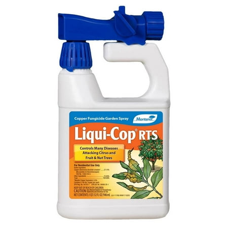 Monterey LG3190 Liqui-Cop Disease Control Copper Fungicide w/ Sprayer, 32 Ounces