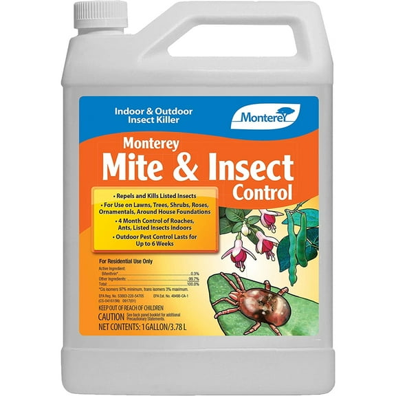 Monterey LG6228 Mite & Insect Control Insect Spray, 1 Gallon