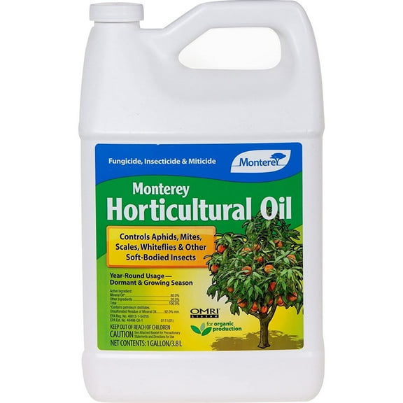 Monterey LG6292 Horticultural Oil Concentrate, Insecticide/Pesticide Treatment, 1 gal
