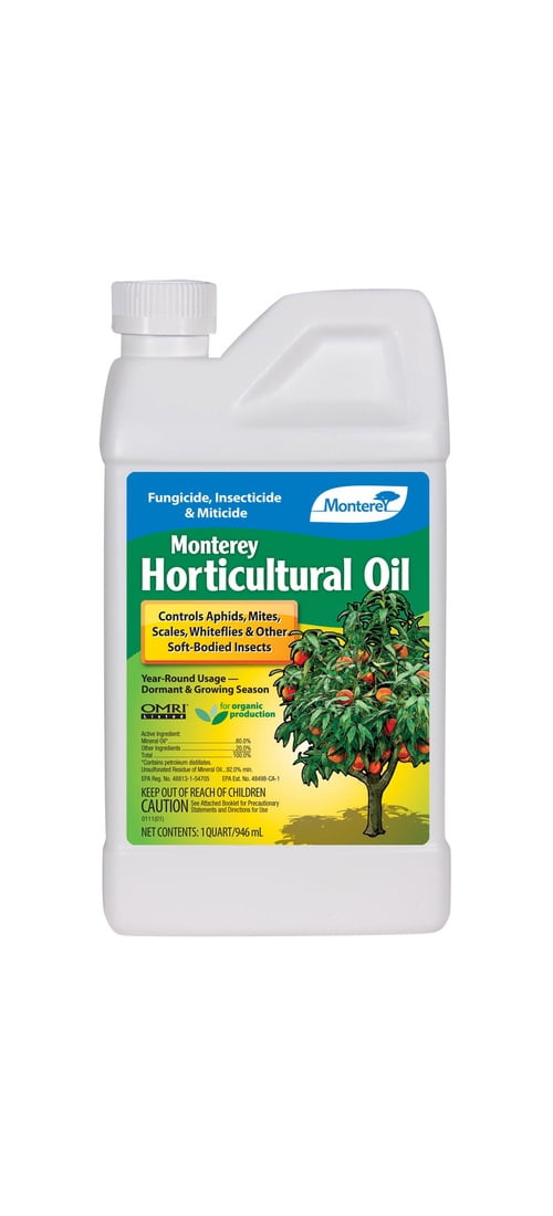 Monterey Horticultural Oil Organic Insect Killer Liquid Concentrate 32 oz