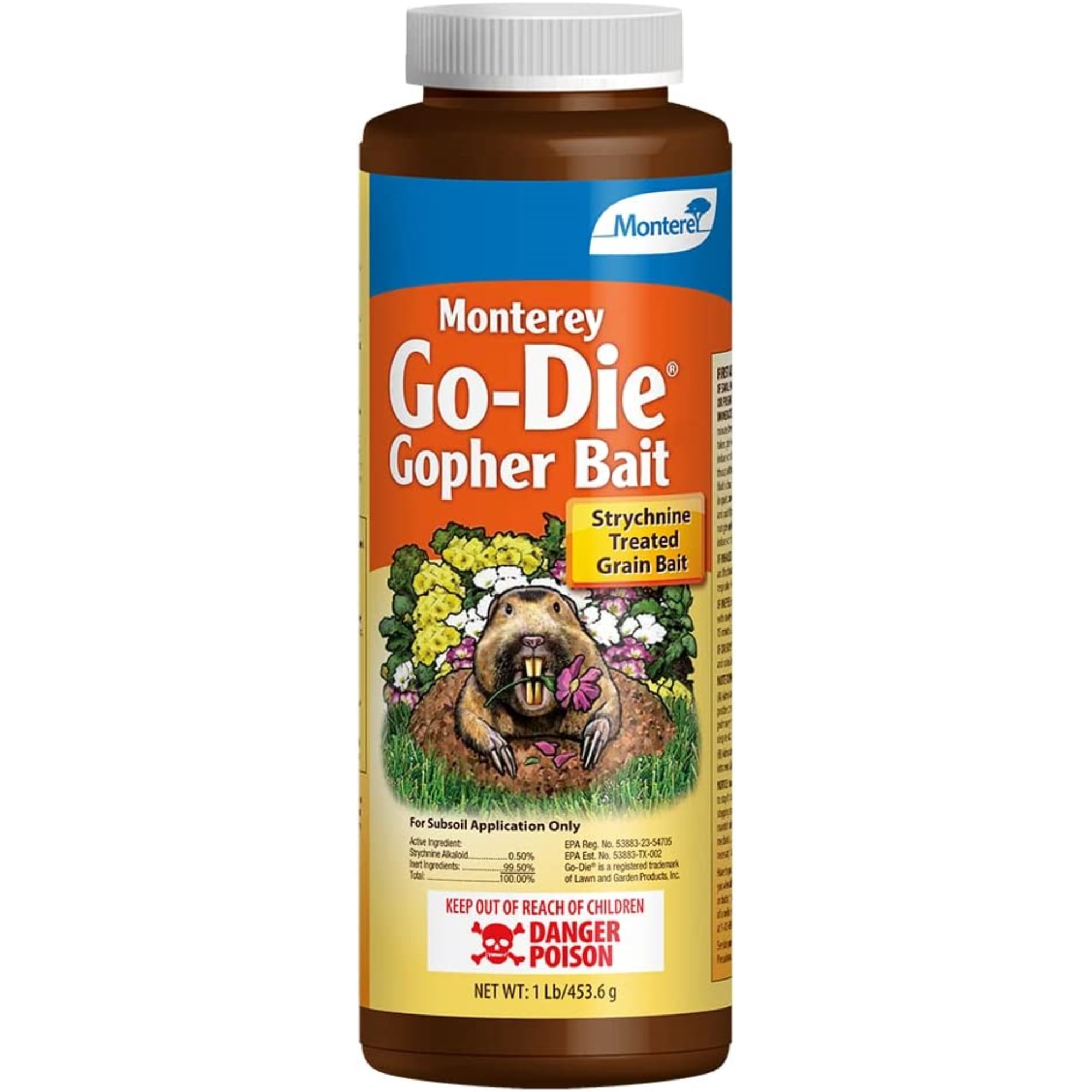 Monterey LG9250 Gopher Bait Plant Safe, Ideal for Pocket Gopher