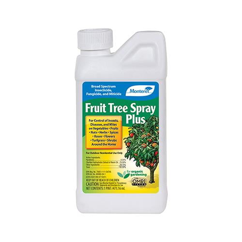 Monterey Lawn & Garden Prod LG6184 Organic Fruit Tree Spray Plus, Concentrate, 1-Pt. - Quantity 1